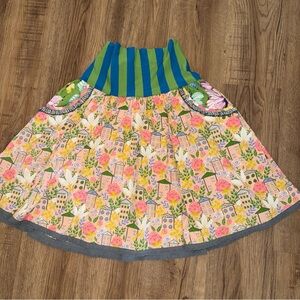 Matilda Jane Womens Homeward Bound Skirt~ It’s A Wonderful Parade Size Medium M
